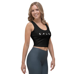 Salsa/Friends Woman's Black Crop Top