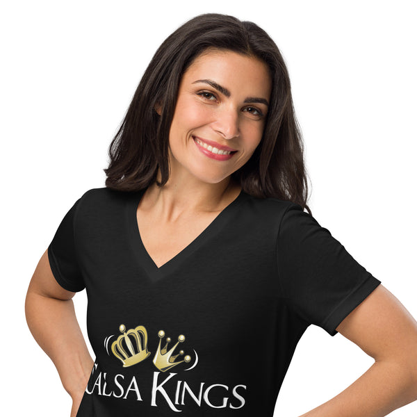 Salsa Kings Woman’s Relaxed V-neck T-shirt
