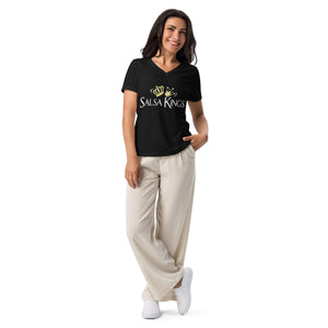 Salsa Kings Woman’s Relaxed V-neck T-shirt