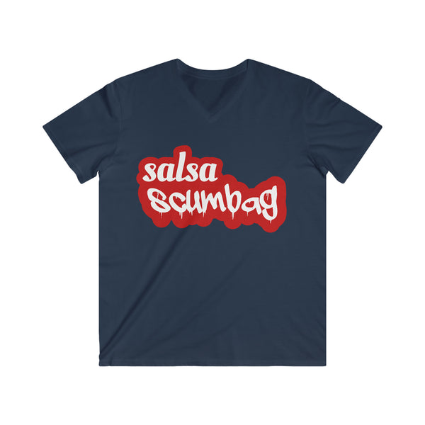 Salsa Scumbag Men's Fitted V-Neck Short Sleeve Tee