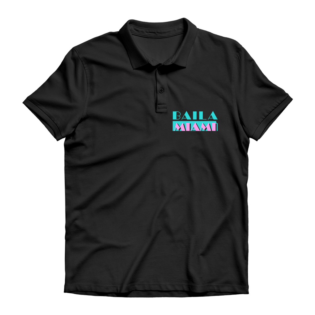 Baila Miami Premium Adult Men Polo Shirt