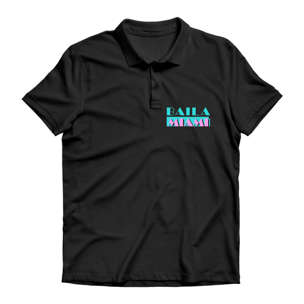 Baila Miami Premium Adult Men Polo Shirt