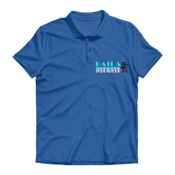 Baila Miami Premium Adult Men Polo Shirt