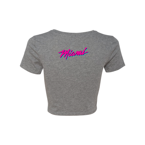 Miami Vice Sea Sun Salsa Woman's Crop Tee