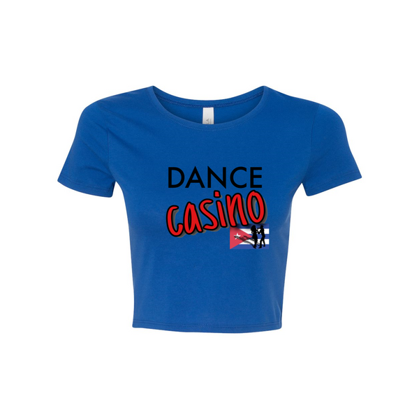 Woman's Dance Casino Crop Top