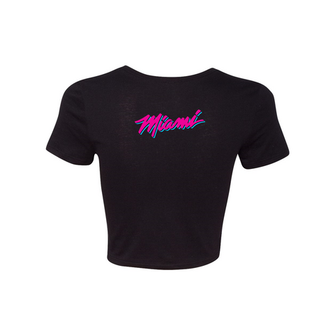 Miami Vice Sea Sun Salsa Woman's Crop Tee