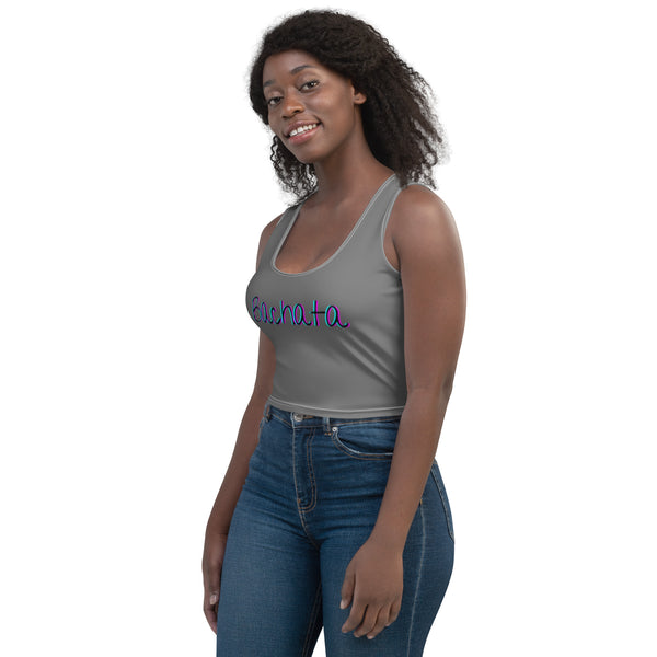 Bachata Neon 1 Woman Crop Top