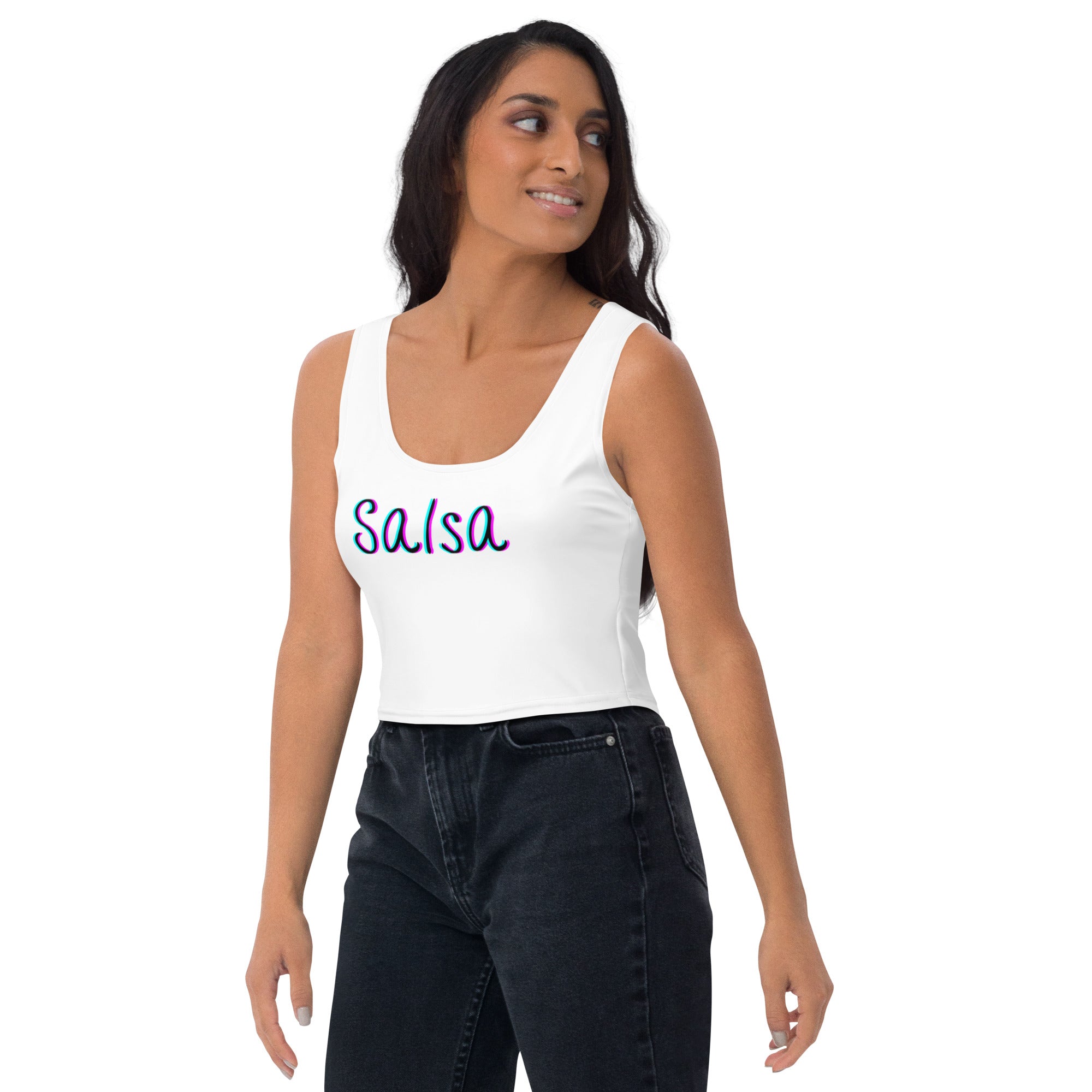 Salsa Neon 1 Woman Crop Top