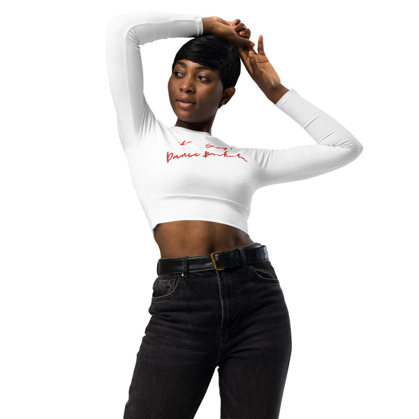 Stay Sexy Bachata White Woman Long Sleeve