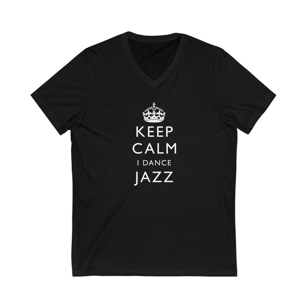 Men's 'Keep Calm Jazz' V-Neck