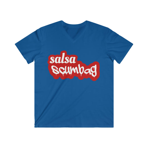 Salsa Scumbag Men's Fitted V-Neck Short Sleeve Tee