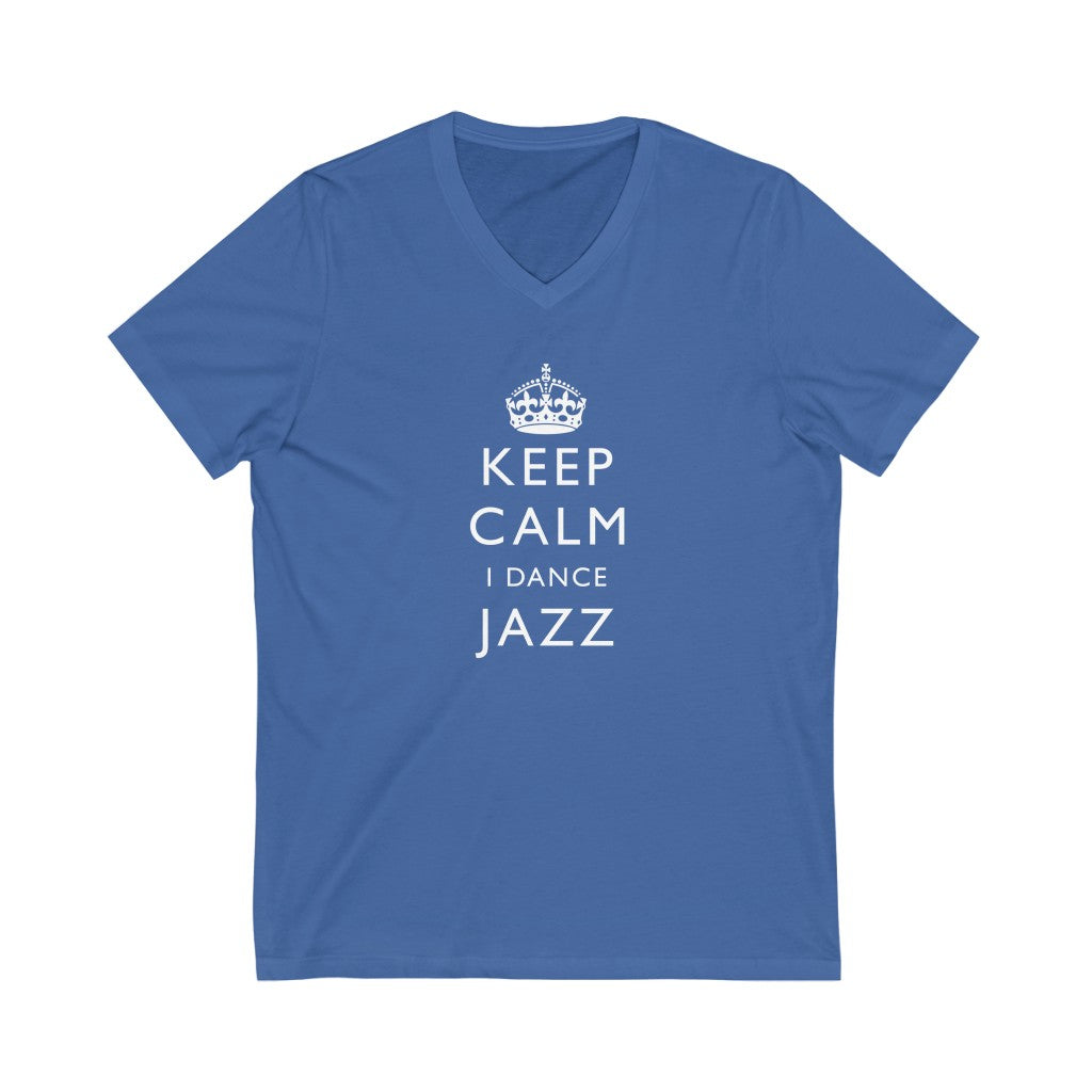 Men's 'Keep Calm Jazz' V-Neck