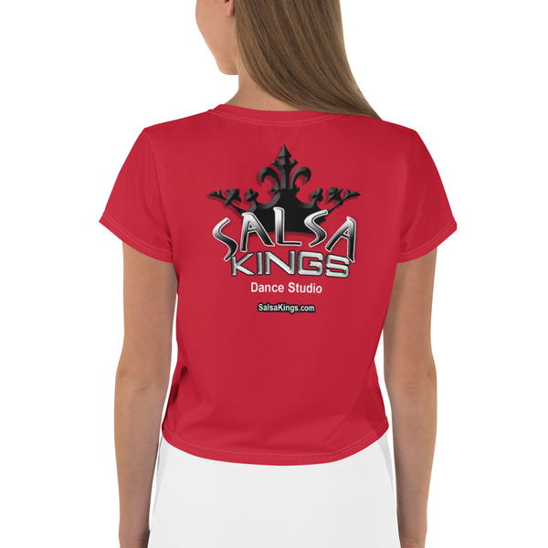Salsa Kings Throwback Woman's Crop Tee