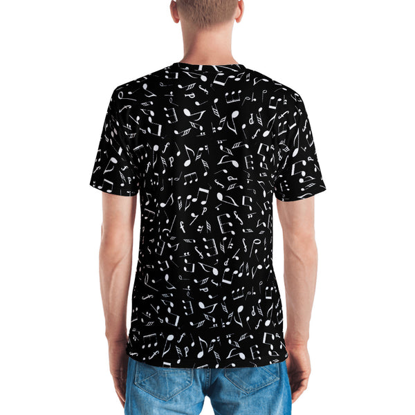 Men's Black Music T-shirt