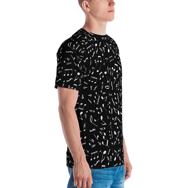 Men's Black Music T-shirt