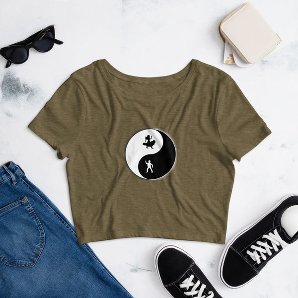 Yin Yang Woman’s Crop Tee