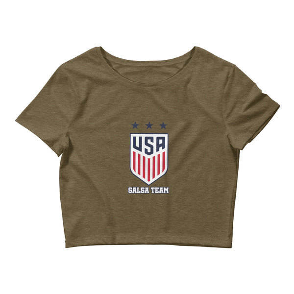 Team USA Salsa Woman’s Crop Tee