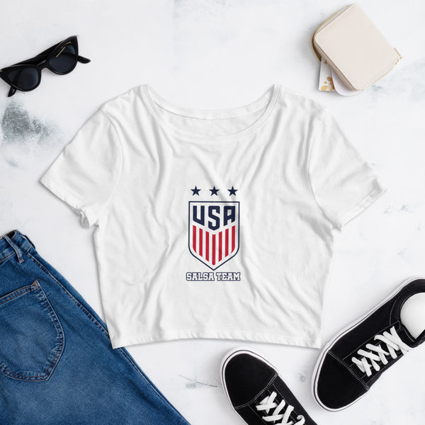Team USA Salsa Woman’s Crop Tee