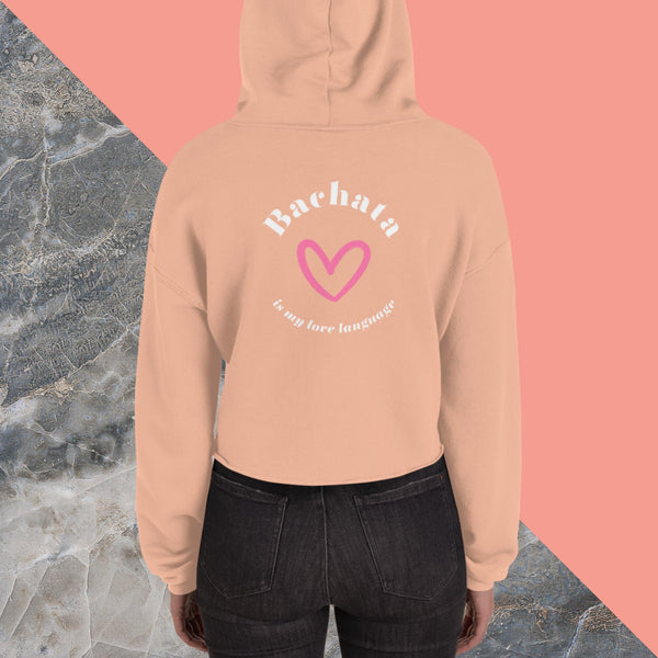 Woman's Bachata Love Language Crop Hoodie